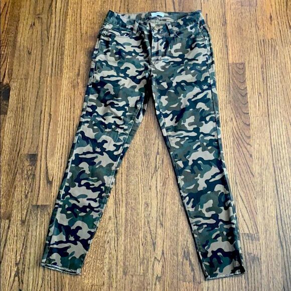 Kensie Size 4 Camo Skinny Ankle Jeans Excellent Condition - Picture 1 of 6
